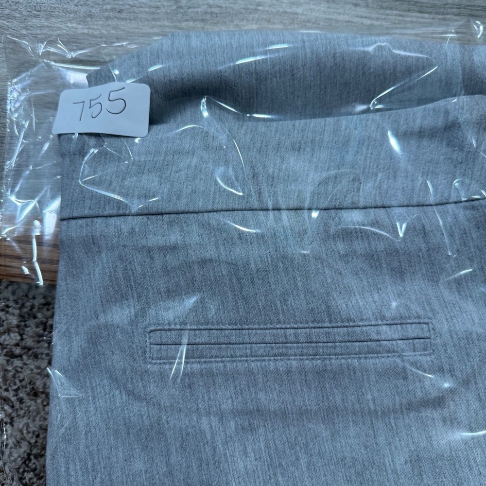 Hilary Radley Womens Pull On Straight Leg Pants Gray Heather Stretch Size Large - Picture 11 of 11